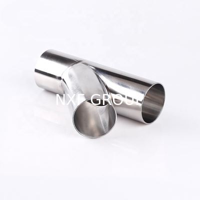 SS304/SS316L 45 Degree Y Branch Lateral Welding Tee Stainless Steel Pipe Fitting Polishing Sanitary SS304/SS316L