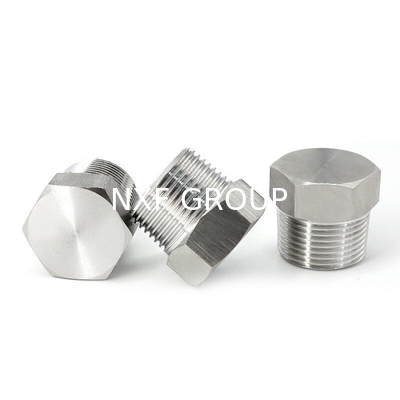 Welding NXF UNS SS44600/X10CRALSI25/H24JS/446/Z12CAS25/1.4762 304/316 STAINLESS STEEL HEX HEAD PLUG 1/8-4 INCH CUSTOMIZABLE HEAD PLUG