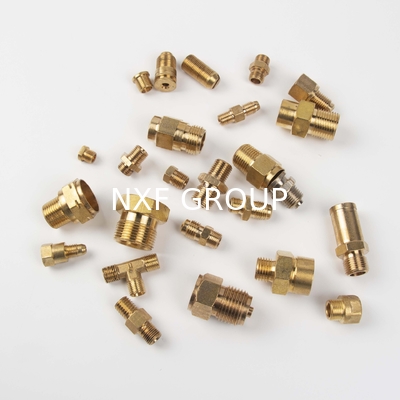 Customized Female/Male Copper Alloy Union for NXF C11000/C12200/C22000/C26000 ANSI JIS DIN ASME Non-Standard Pipe Fittings