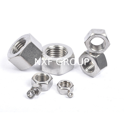 ISO Standard ASTM B164M UNS N04400/ASTM A563 / 194 DIN934 / 6923 SS304 / 316 Stainless Steel Heavy Hex Nuts for Mining