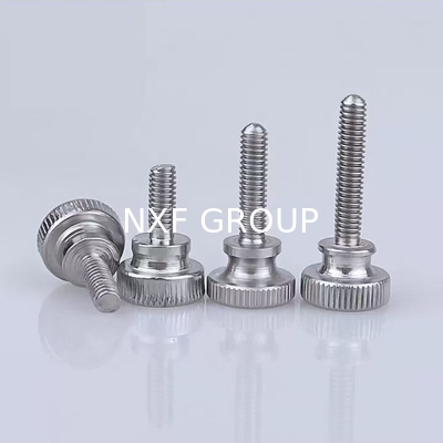NXF ASTM A790M A479 Duplex Stainless Steel S32205 UNS S31803 S32205 DIN 1.4462 M2-M10 Round Head Knurled Thumb Screw