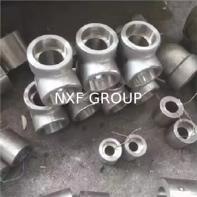 NXF ASTM UNSS31603 316L/00Cr17Ni14Mo2/1.4404 DN15-1200 Class150-Class2500 Stainless Steel 316L Socket Welding Tee