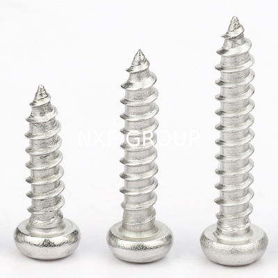 NXF ASTM DIN JIS Stainless Steel 316/0Cr17Ni12Mo2/1.4401 T20 60mm Plain Pan Head Screw Plum Blossom Head Threaded Screw