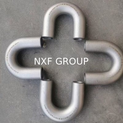 NXF ASTM A240 316H /1Cr17Ni12Mo2/31609 DN15-1200  SCH10-XXS Stainless Steel 316H BW Forging 180° Butt Welding Elbow